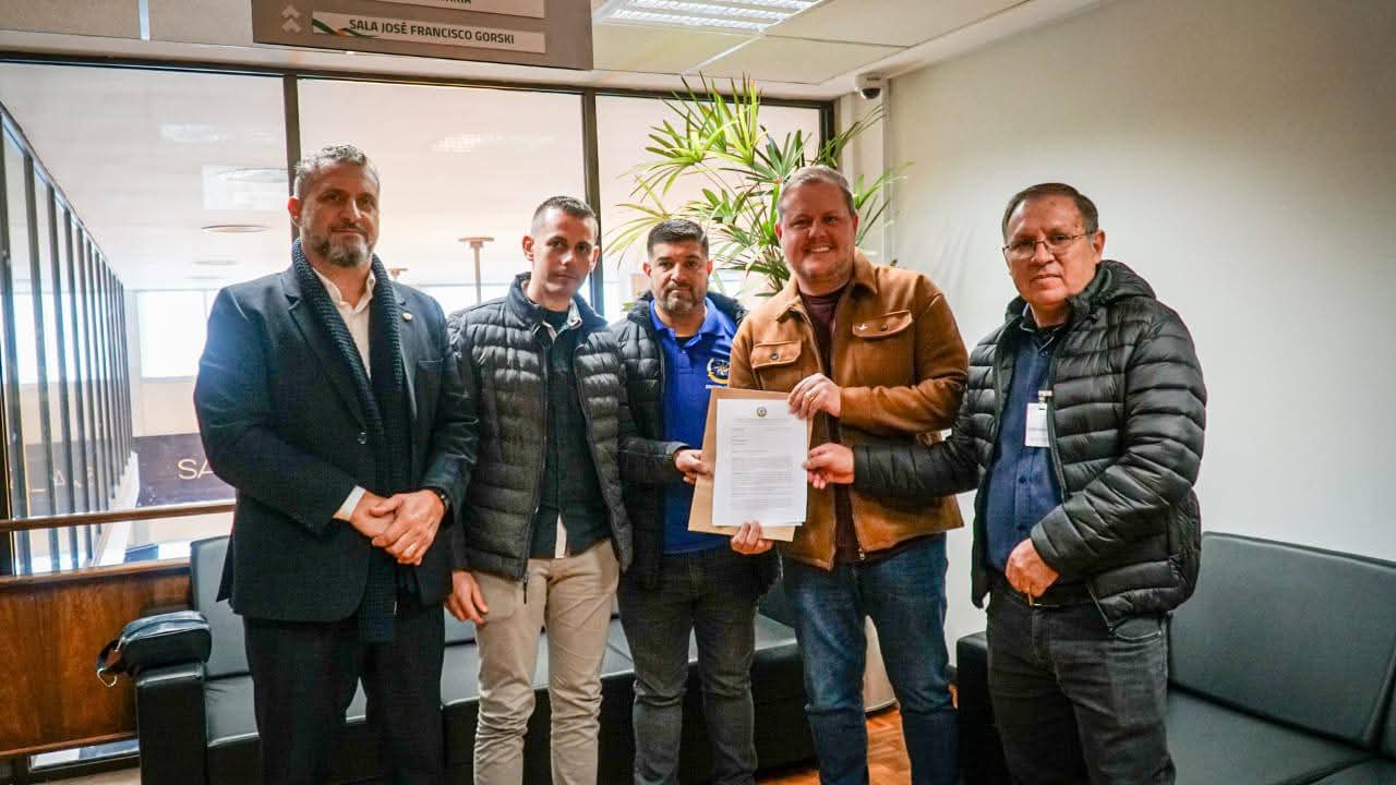 Sindiguardas -RS se reúne com deputado e prefeito de São Sebastião do Caí